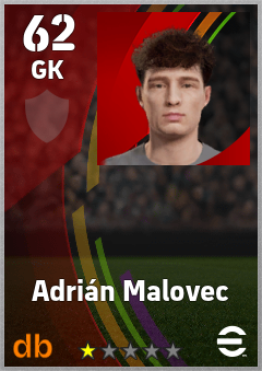Adrián Malovec eFootball player card