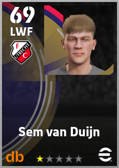Sem van Duijn — LWF, OVR 69, MAX 69