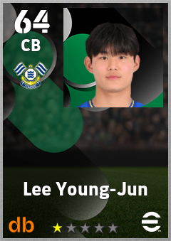 Lee Young-Jun — CB, OVR 64, MAX 64