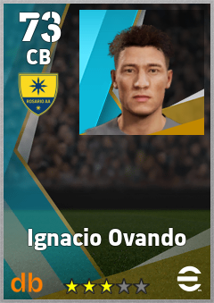 Ignacio Ovando — CB, OVR 73, MAX 73
