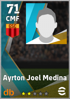 Ayrton Joel Medina — CMF, OVR 71, MAX 71