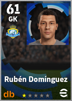 Rubén Domínguez — GK, OVR 61, MAX 61