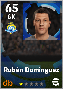 Rubén Domínguez — GK, OVR 65, MAX 65
