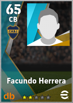Facundo Herrera — CB, OVR 65, MAX 65