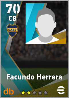 Facundo Herrera — CB, OVR 70, MAX 70