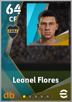 Leonel Flores — CF, OVR 64, MAX 64