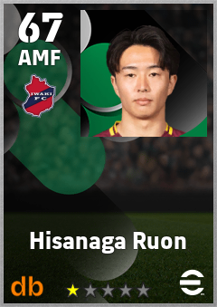 Hisanaga Ruon — AMF, OVR 67, MAX 67