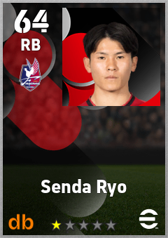 Senda Ryo — RB, OVR 64, MAX 64