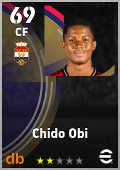 Chido Obi — CF, OVR 69, MAX 69