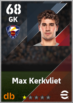 Max Kerkvliet — GK, OVR 68, MAX 68