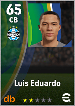 Luis Eduardo — CB, OVR 65, MAX 65