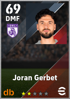 Joran Gerbet — DMF, OVR 69, MAX 69