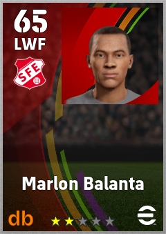 Marlon Balanta — LWF, OVR 65, MAX 65