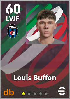 Louis Buffon — LWF, OVR 60, MAX 60