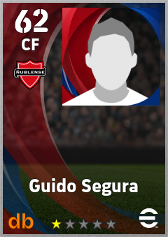 Guido Segura — CF, OVR 62, MAX 62