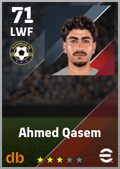 Ahmed Qasem eFootball player card