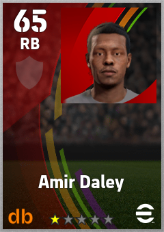 Amir Daley eFootball player card