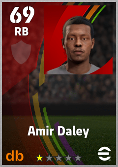 Amir Daley eFootball player card