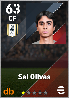 Sal Olivas — CF, OVR 63, MAX 63