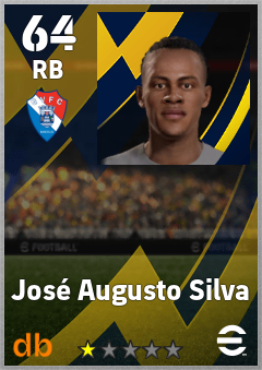 José Augusto Silva — RB, OVR 64, MAX 64