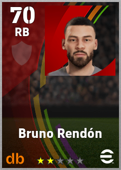 Bruno Rendón eFootball player card