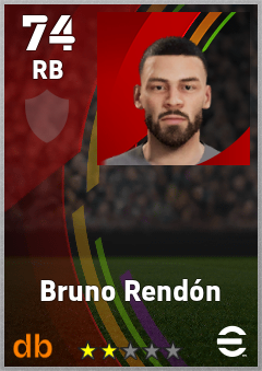 Bruno Rendón eFootball player card