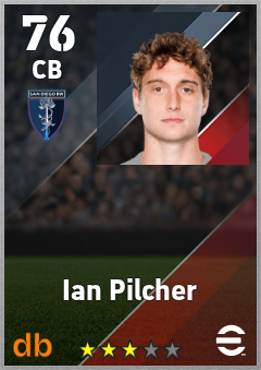 Ian Pilcher — CB, OVR 76, MAX 76