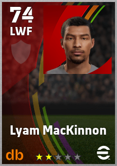 Lyam MacKinnon eFootball player card