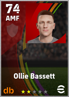 Ollie Bassett — AMF, OVR 74, MAX 74