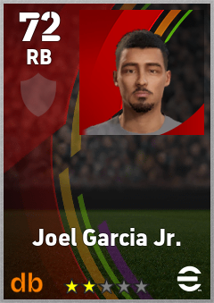 Joel Garcia Jr. eFootball player card