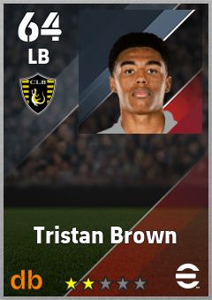 Tristan Brown eFootball player card