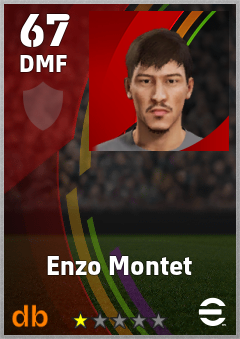 Enzo Montet — DMF, OVR 67, MAX 67