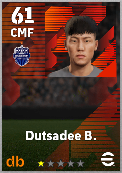 Dutsadee B. eFootball player card