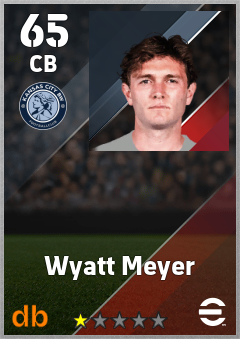 Wyatt Meyer — CB, OVR 65, MAX 65