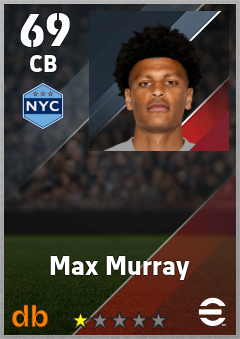 Max Murray — CB, OVR 69, MAX 69