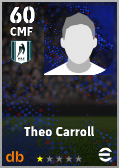 Theo Carroll — CMF, OVR 60, MAX 60