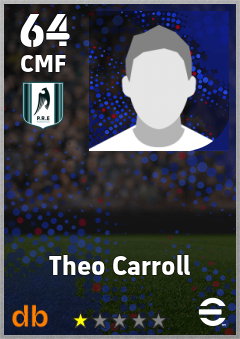 Theo Carroll — CMF, OVR 64, MAX 64