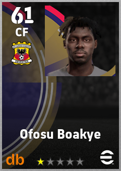 Ofosu Boakye — CF, OVR 61, MAX 61