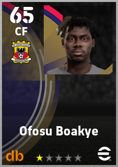 Ofosu Boakye — CF, OVR 65, MAX 65