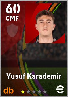 Yusuf Karademir eFootball player card