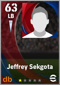 Jeffrey Sekgota — LB, OVR 63, MAX 63