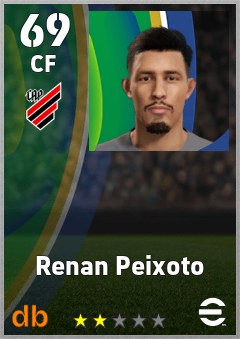 Renan Peixoto — CF, OVR 69, MAX 69