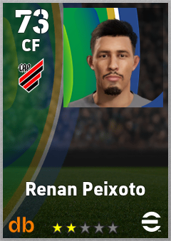 Renan Peixoto — CF, OVR 73, MAX 73