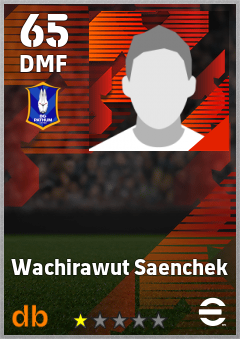Wachirawut Saenchek — DMF, OVR 65, MAX 65