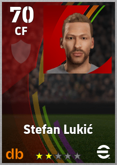 Stefan Lukić eFootball player card