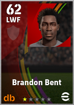 Brandon Bent eFootball player card