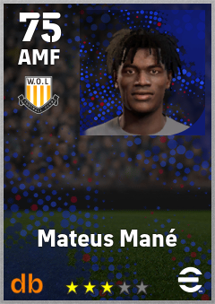 Mateus Mané eFootball player card