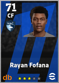 Rayan Fofana eFootball player card