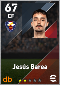 Jesús Barea — CF, OVR 67, MAX 67