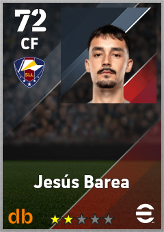 Jesús Barea — CF, OVR 72, MAX 72